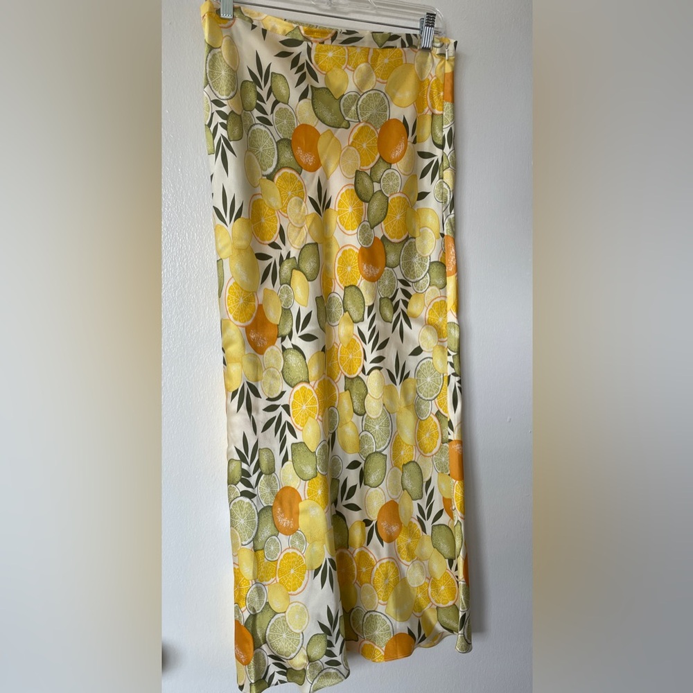 DVF silk skirt
